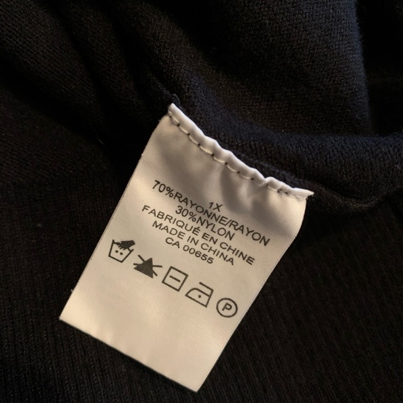 117 PENNINGTONS Fine Knit Cowl neck Plus Sweater - Picture 4 of 4